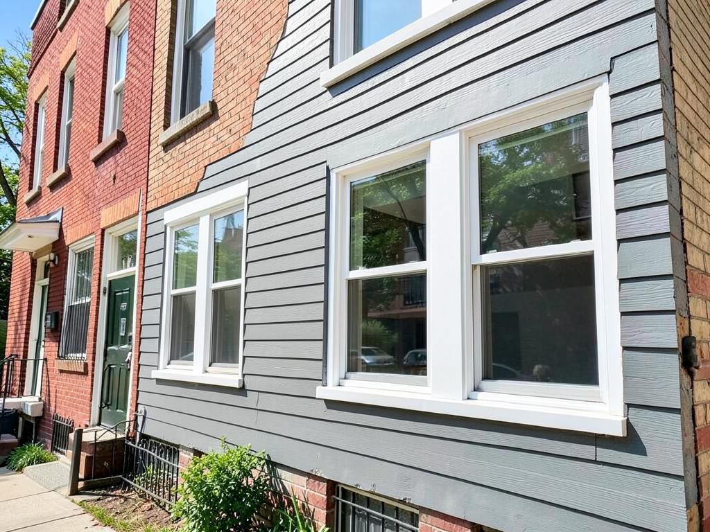 New fiber cement siding on a Chicago home